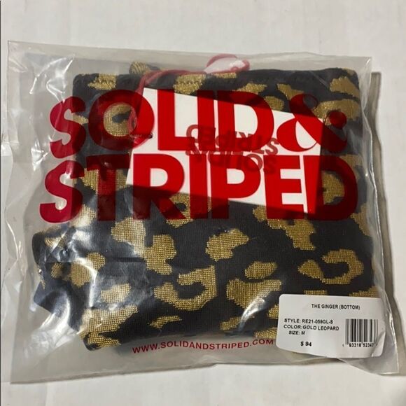 LSOLID & STRIPED - Gold Leopard Ginger Bottom - Picture 5 of 7